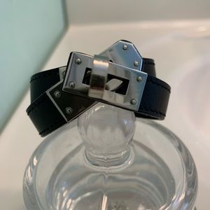 Hermès leather wrap bracelet